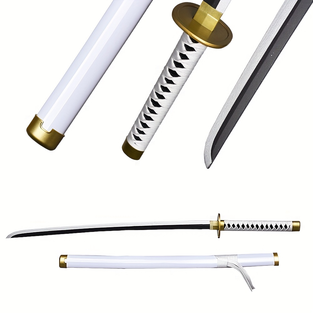OVBBESS Espada Katana de Madera Japonesa,Katana Zoro con Vaina,​Espada de  Madera,Accesorio de Espada de Anime Cosplay,Juguetes de Armas Decorativas  de Anime : : Juguetes y Juegos