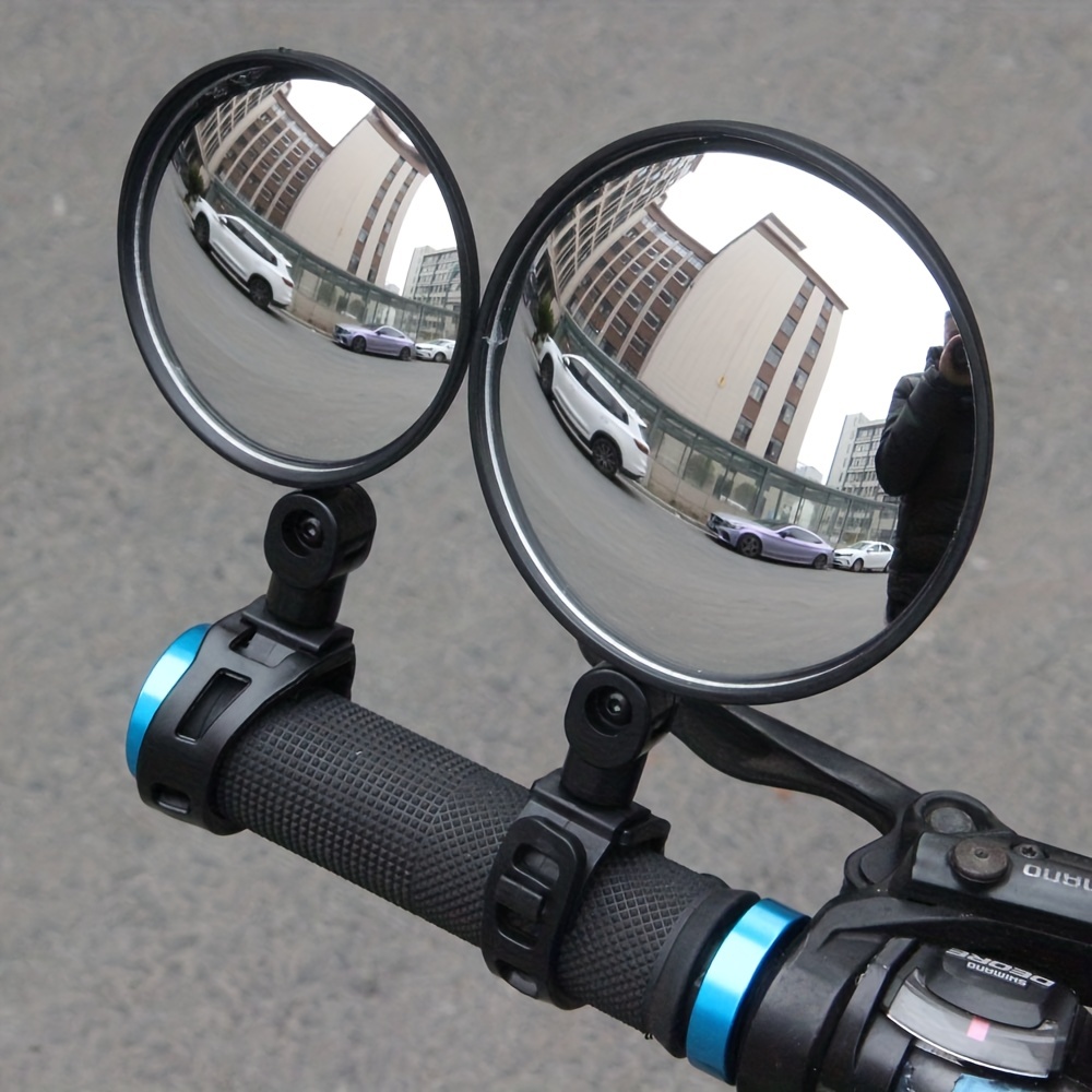 2 pezzi bici Specchio , 360 gradi regolabile rotante Specchio , angolo  ampio bici Specchio , antiurto acrilico Specchio convesso , specchietto  retrovisore per montagna