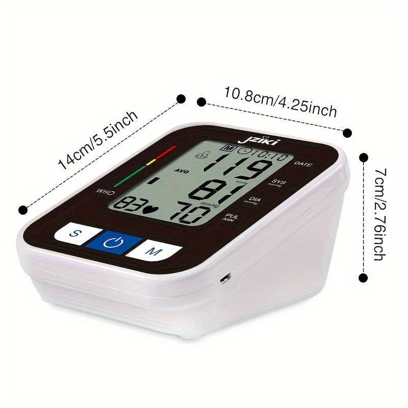 Portable Blood Pressure Monitor Machine For Household - Temu