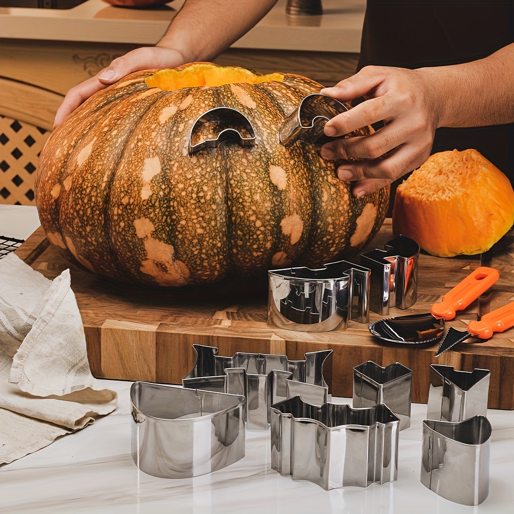 Halloween Pumpkin Carving Knife Set Stainless Steel Fruit - Temu