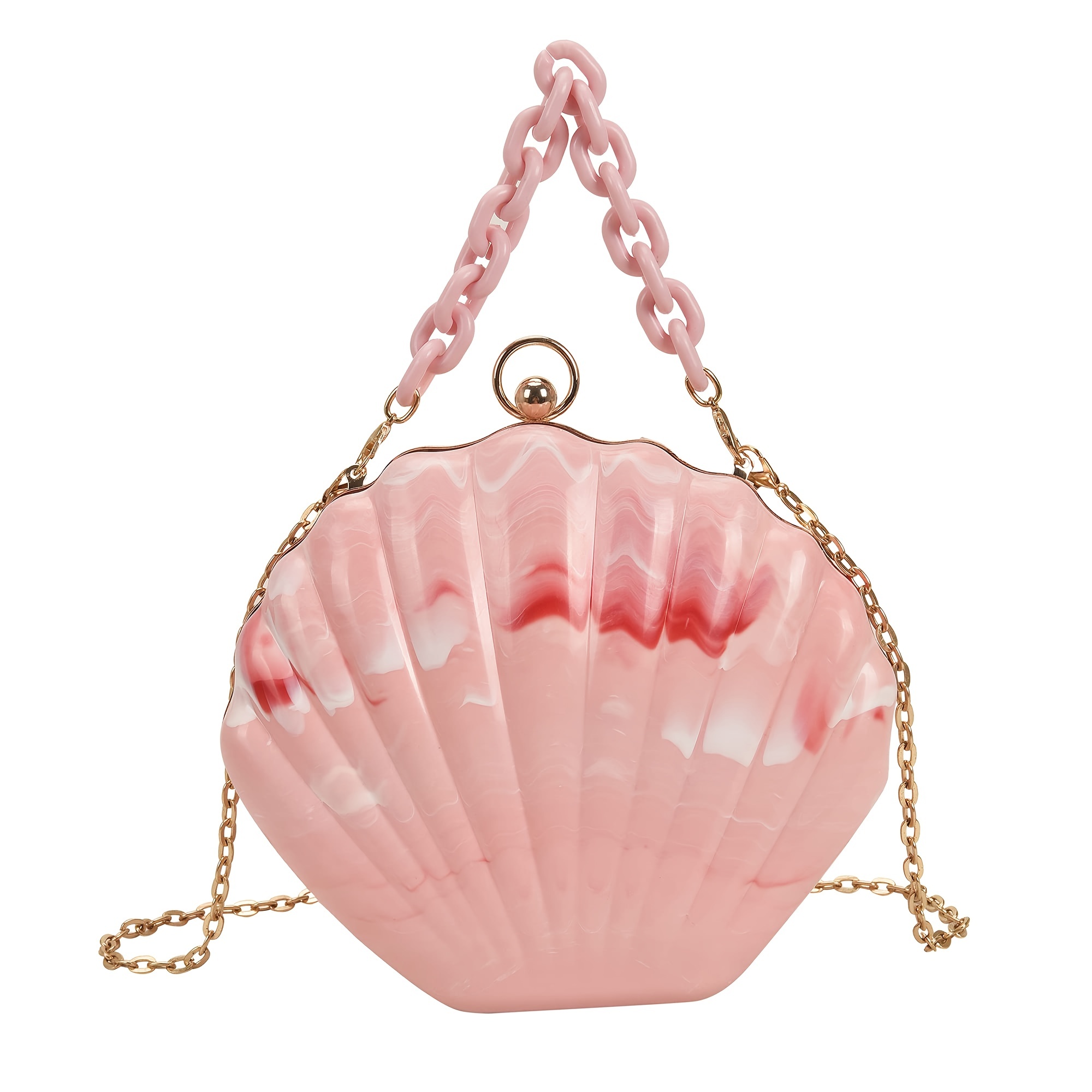 Seashell deals clutch bag