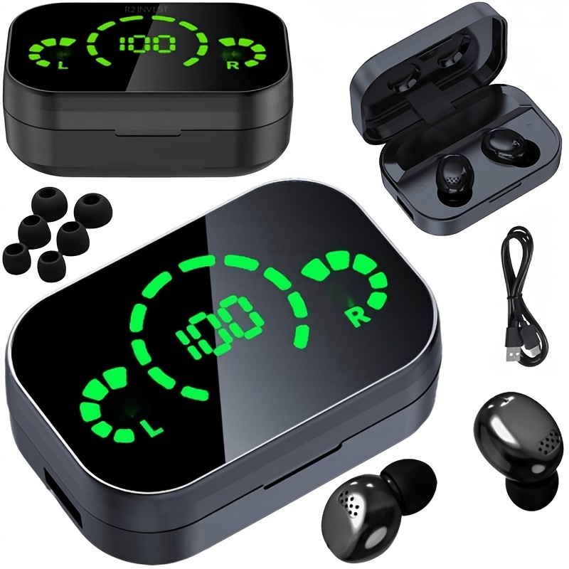 Casques de jeu Bluetooth Sans fil Bluetooth Gaming Led Display