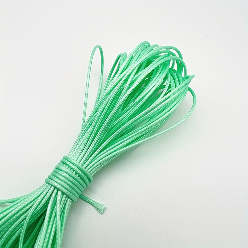 sea-green waxed Brazilian cord, knotting twine, craft cord, waxed cord,  sea-green cord, waxed cord