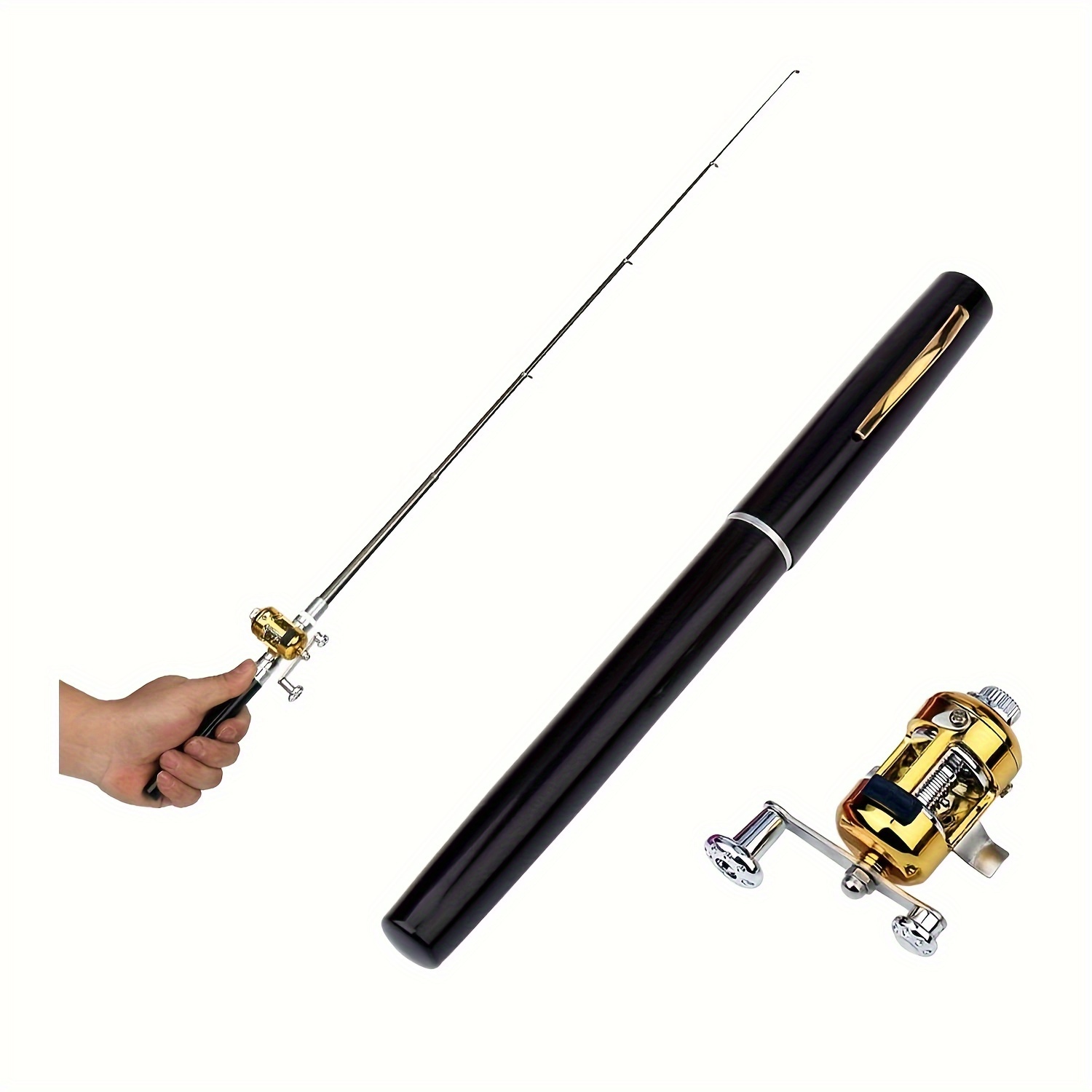 Pocket Size Fishing Rod Newest Pen Fishing Pole Portable - Temu New Zealand