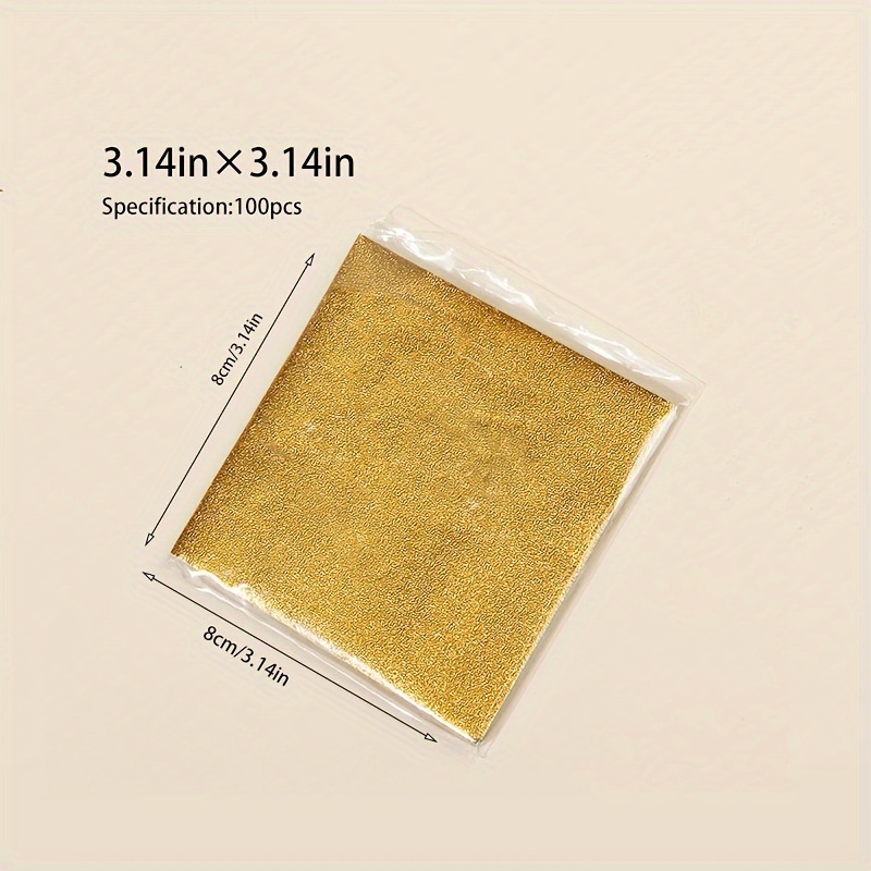 Square Foil Candy Wrappers Metallic Foil Paper Sheet - Temu