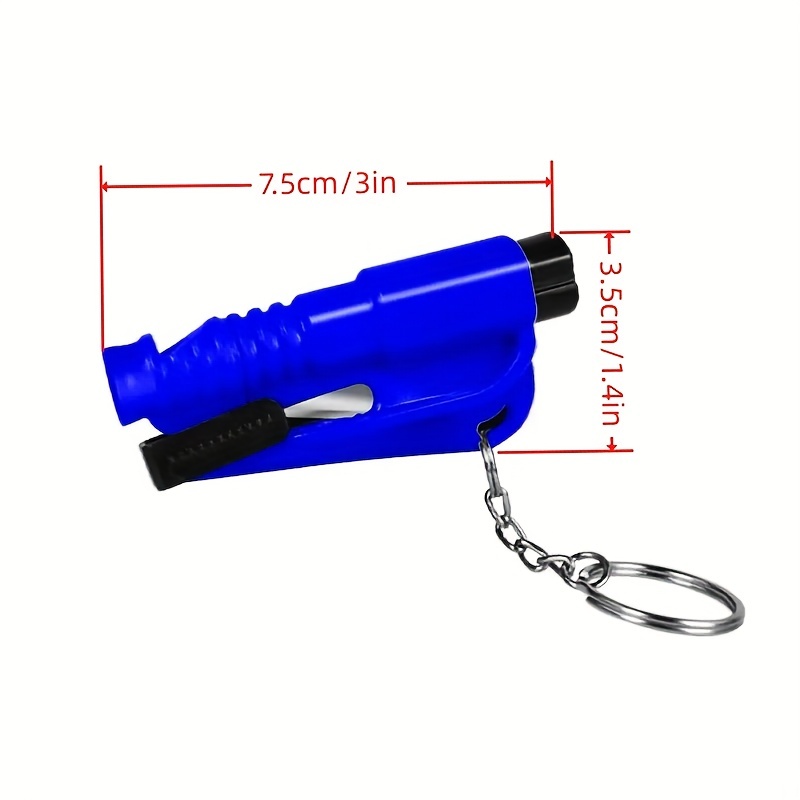 Portable Glass Breaker Key Ring Cutter Car Emergency Escape Tool