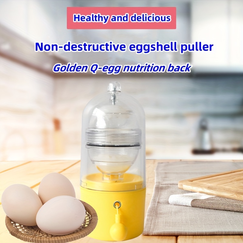 Egg Scrambler Hand Egg Shaker Mixer Food Grade Silicone Egg Spinner Manual  Tool In Shell Egg Spinner for Hard Boiled Eggs