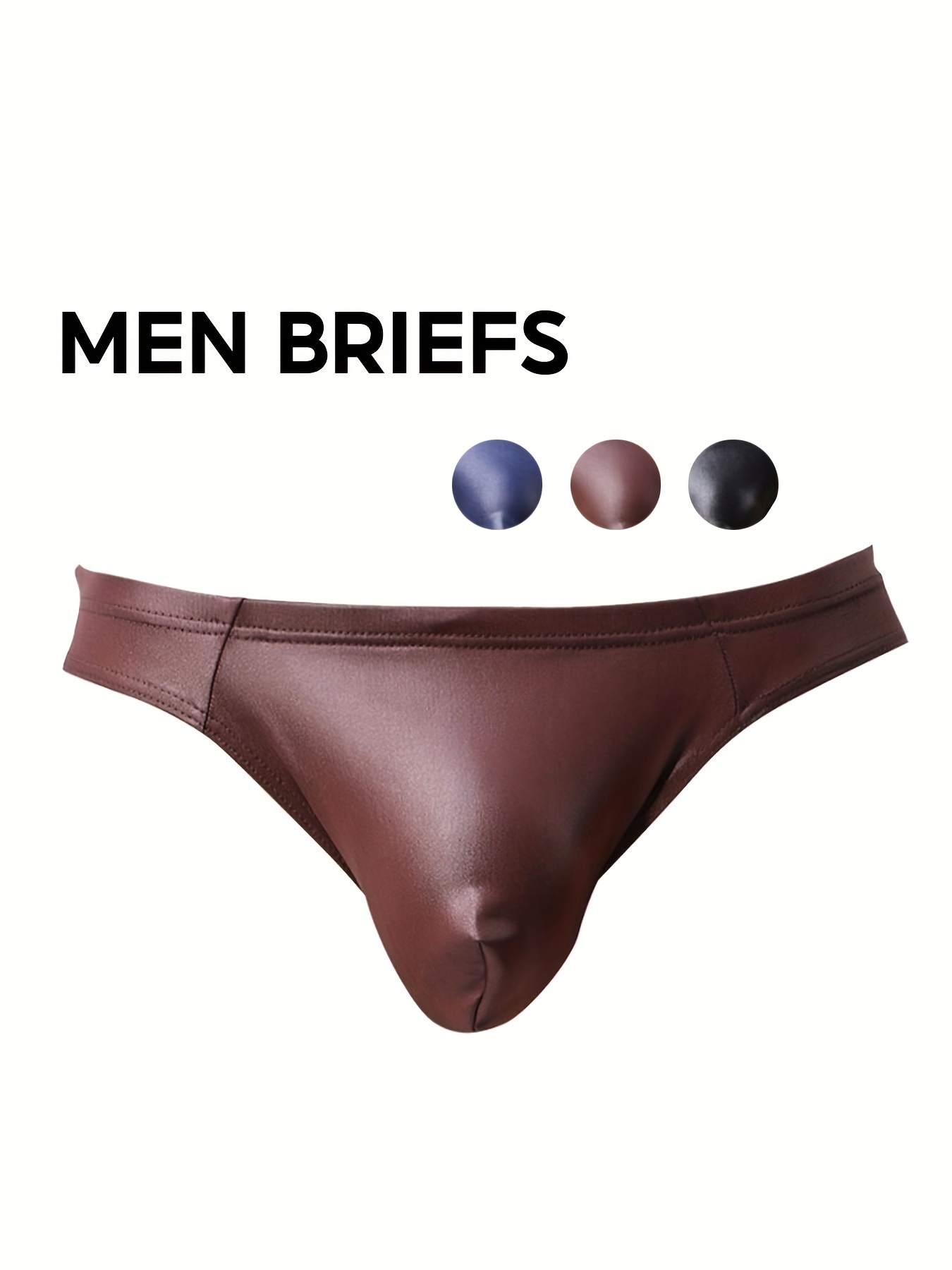 Clear PVC Panties Adult Shorts Oversized Man Male Lingerie Transpartent PVC  Underwear Lingerie,Orange,XXXL