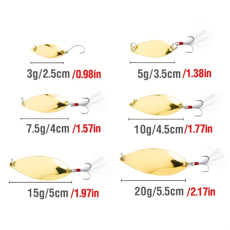 Top Artificial Metal Spinner Spoon Lures Trout Fishing Lure Hard Bait Baits  1pc