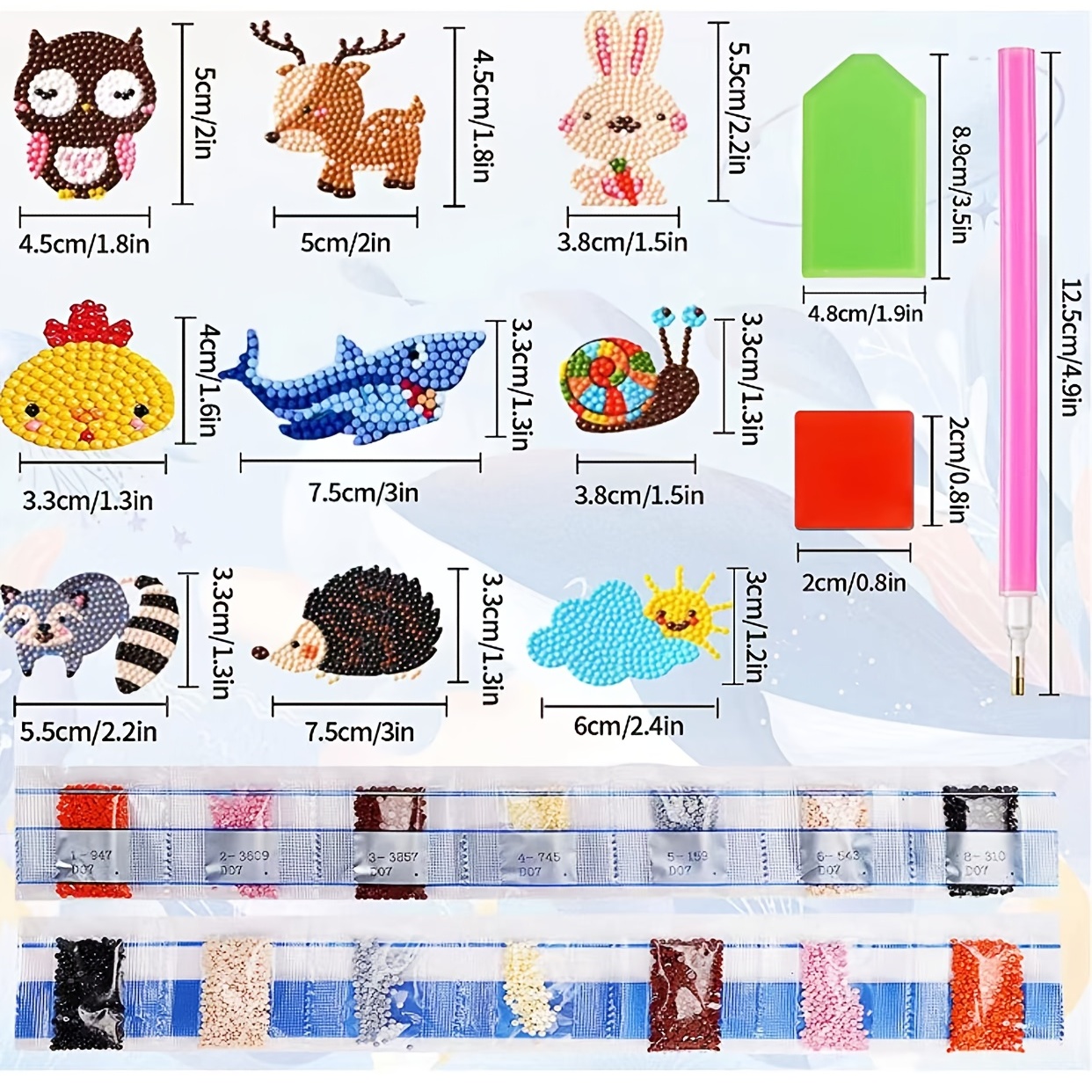 Artificial Diamond Painting Kit For Kids Mosaic Sticker Art - Temu