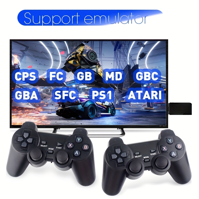 X2 4K Game Stick 128G 40000 Games Retro Game Console HD Video Console 2.4G  Wireless Controller For PSP PS1 GBA Birthday Gift