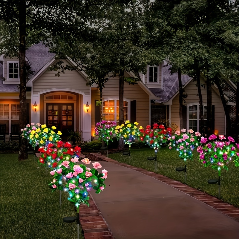Solar Flower Light Waterproof Outdoor Decoration