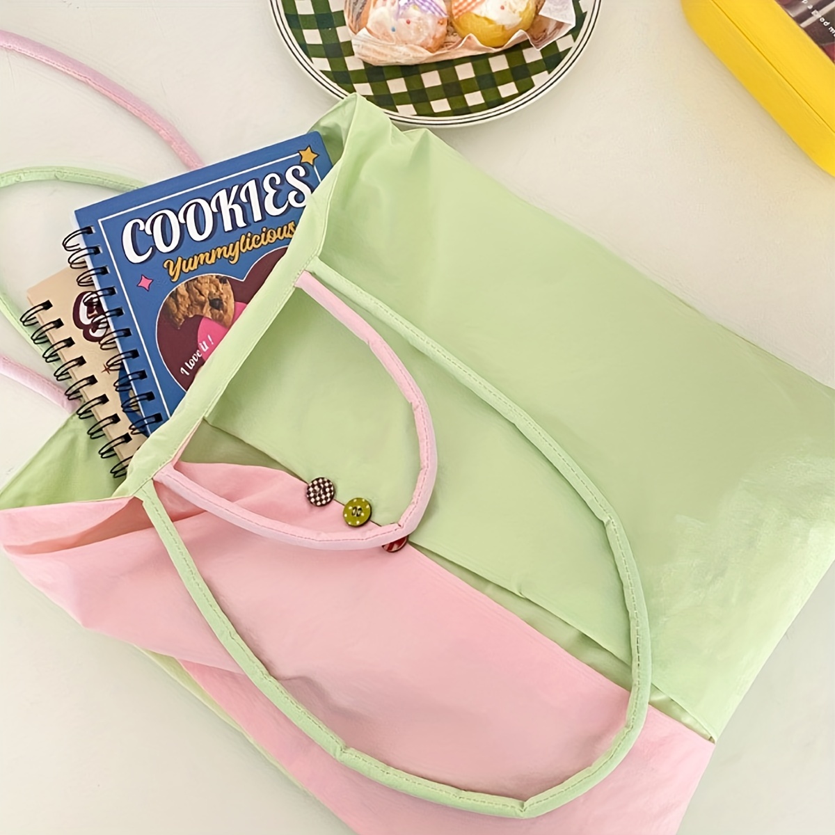 Laidan Preppy Style Kawaii Large Capacity Messenger Bag