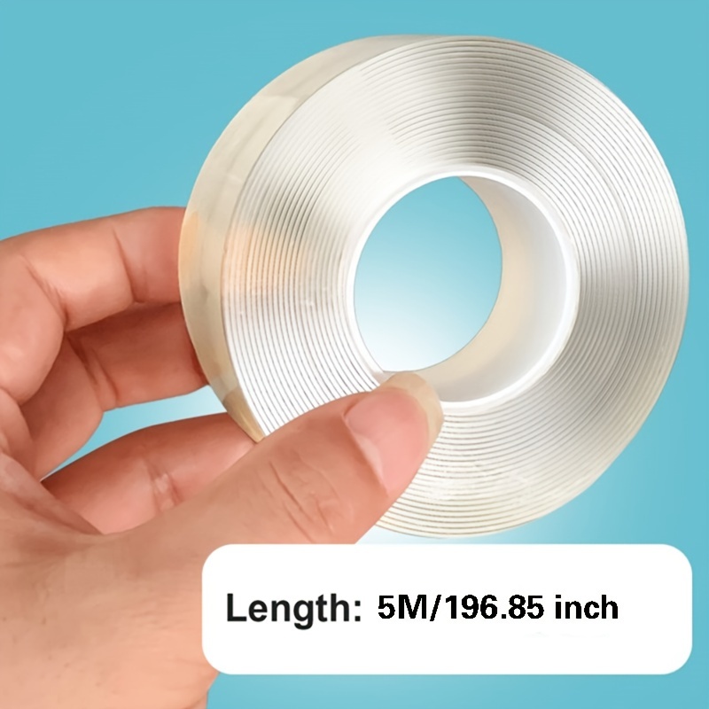 Cheap 1/2/3/5M Nano Tape Tracsless Double Sided Tape Transparent No Trace  Reusable Waterproof Adhesive Tape Cleanable
