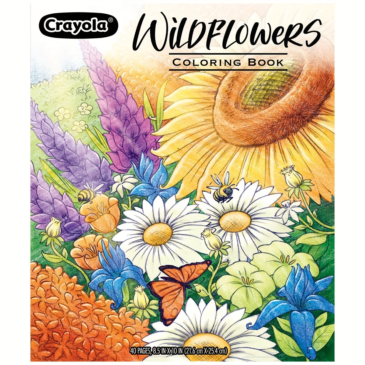 Wildflower Coloring Book 40 Premium Adult Coloring - Temu