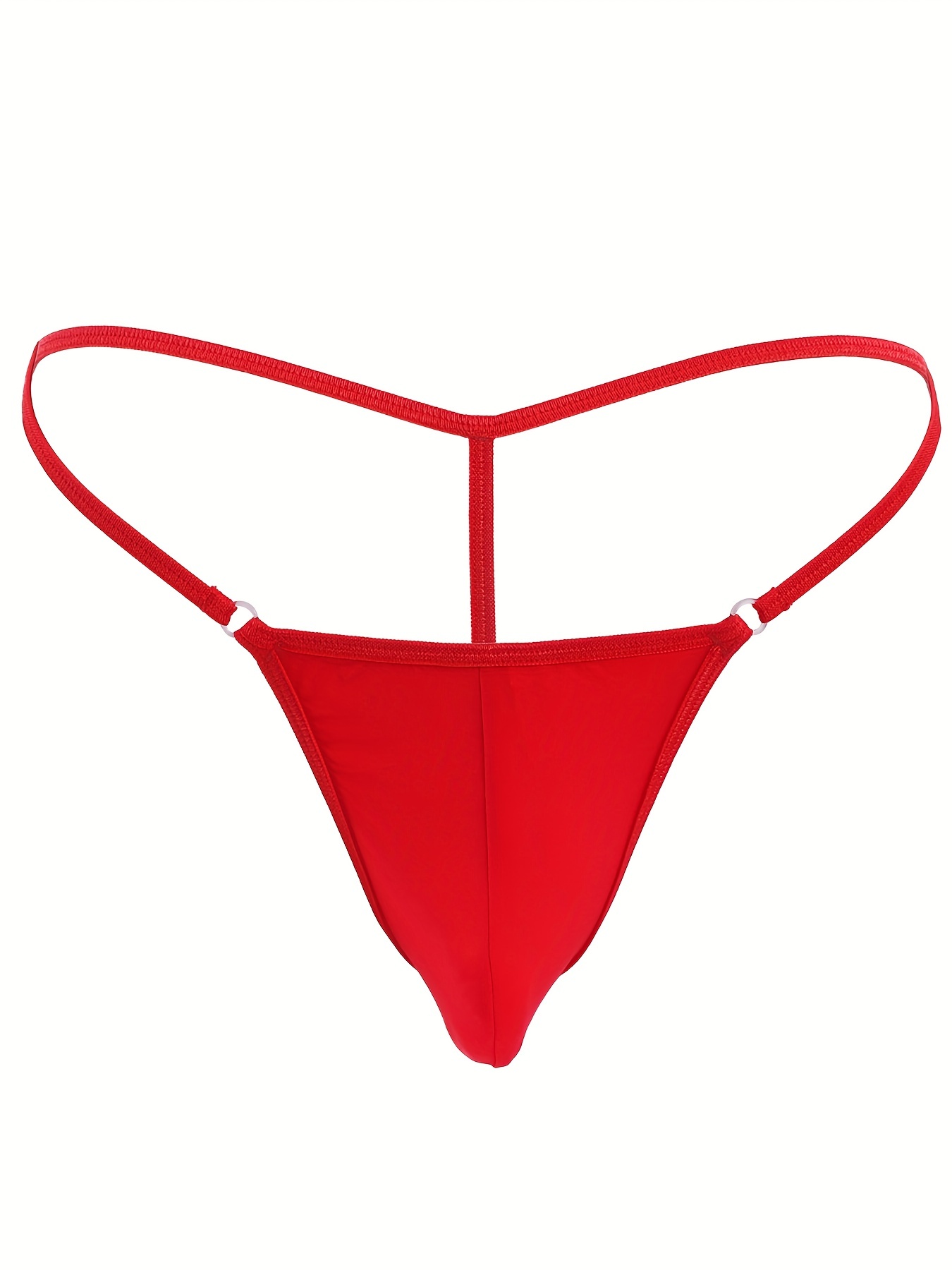 Men's Lace Thin Ice Silk U clip Thong Sexy Low Rise Men's - Temu