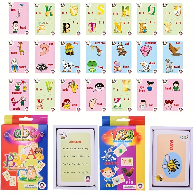 58pcs Carte Fotografiche Grandi Alfabeto Flash Cards per - Temu Switzerland