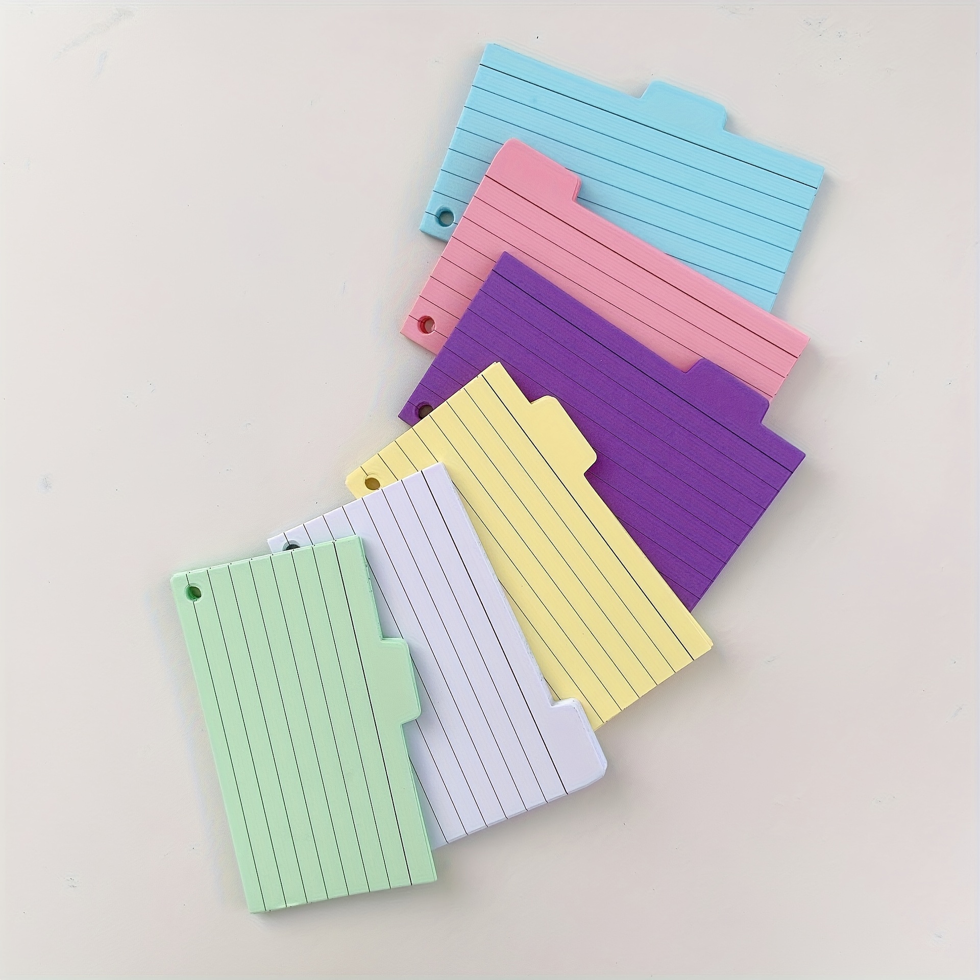 400PCS Spiral Index Cards 4x6, Colored Note Cards with Waterproof 4 colors