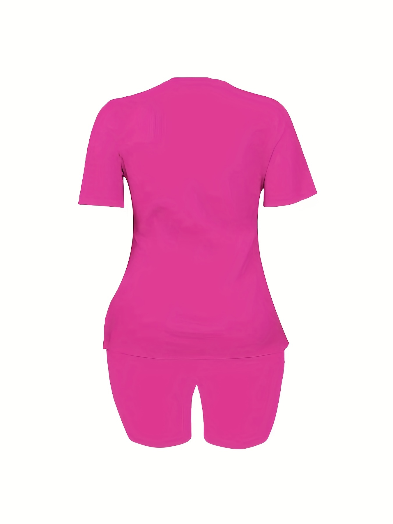Women's Plus Graphic Print Tee & Shorts Set