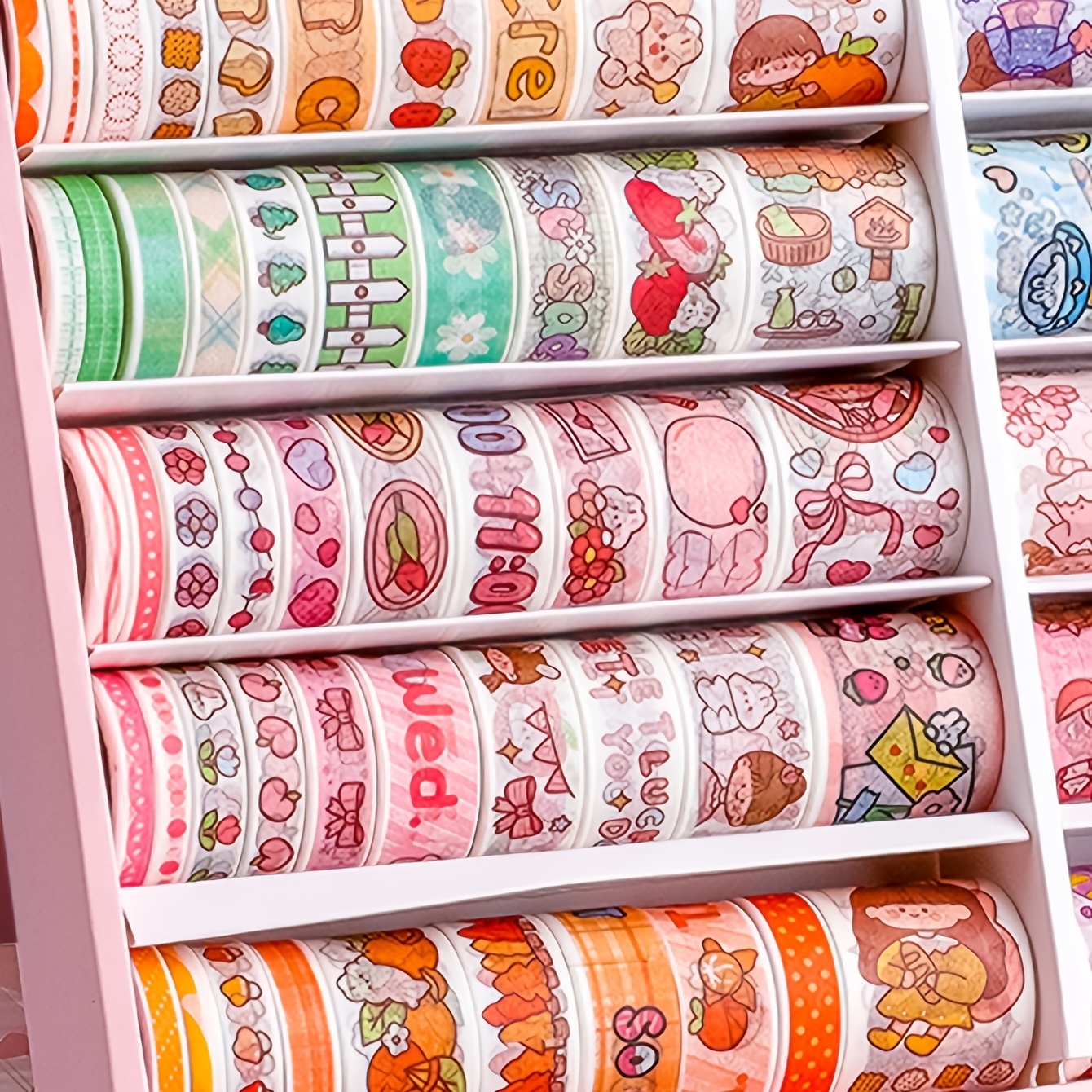 Kawaii Animal Washi Tape Set Cute Cartoon Hand Account Decorative Cute  Stickers