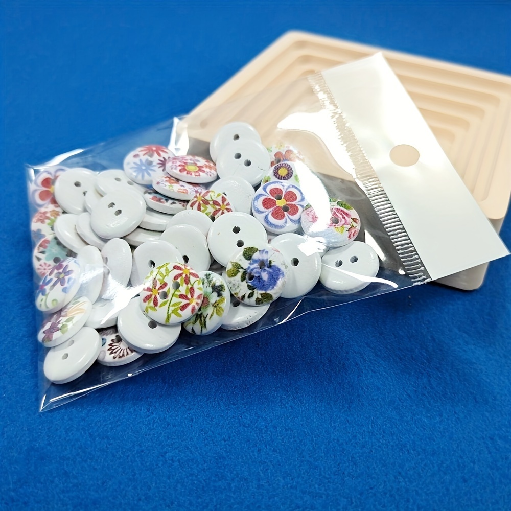 50 pièces/lot en bois 2 trous boutons pour bricolage bébé enfants vêtements  décor Scrapbooking artisanat couture accessoires bouton mixte animaux