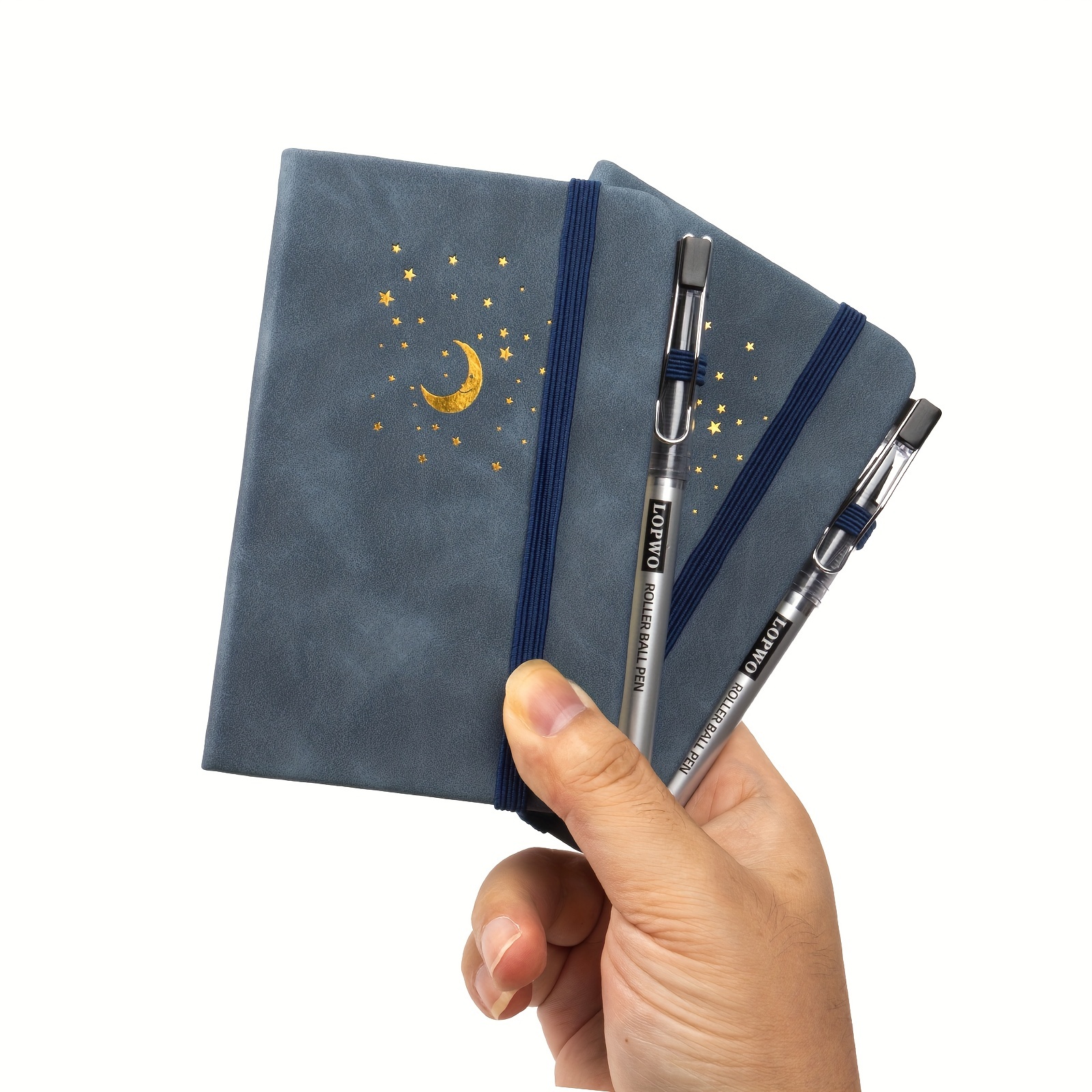 Small Notebooks Pocket Notebook Journals 2 Black Pens 100gsm - Temu