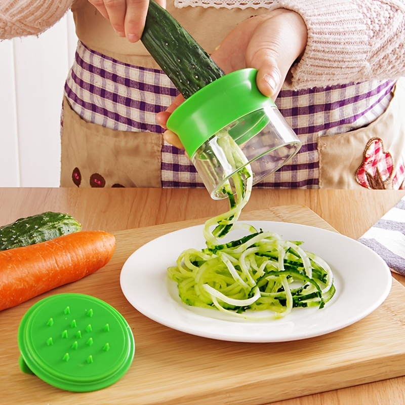 Vegetable Fruit Spiral Slicer Carrot Cucumber Grater Spiral Blade