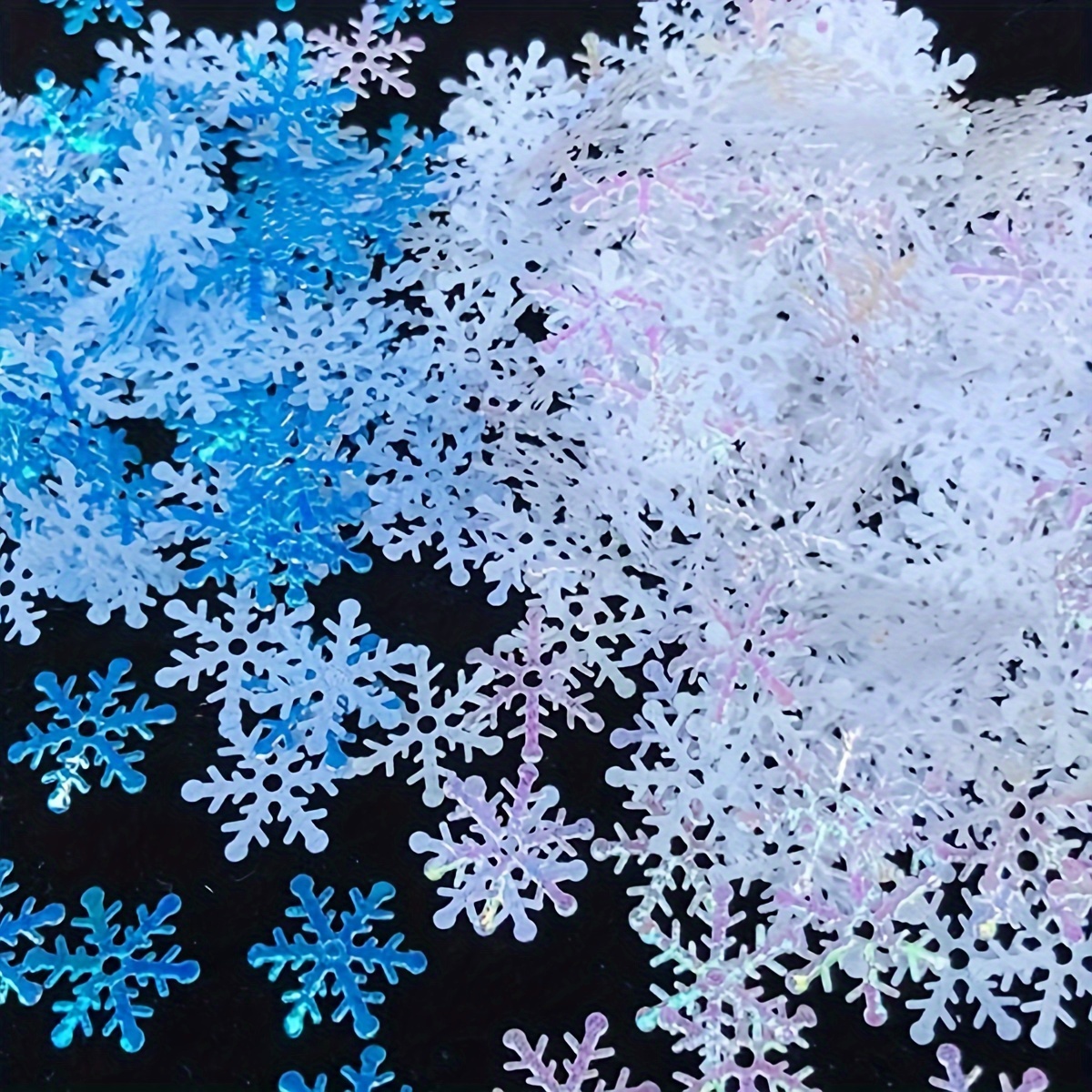 Great Choice Products 200Pcs Snowflakes Confetti Decorations For
