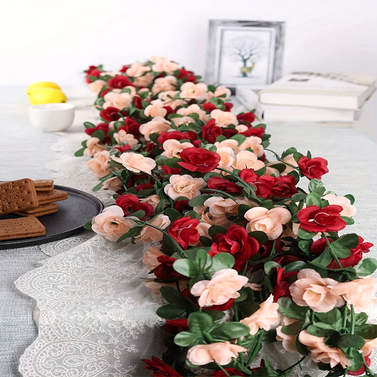 1 Pieza Flor Artificial Flores Arco Boda Flores Decorativas - Temu