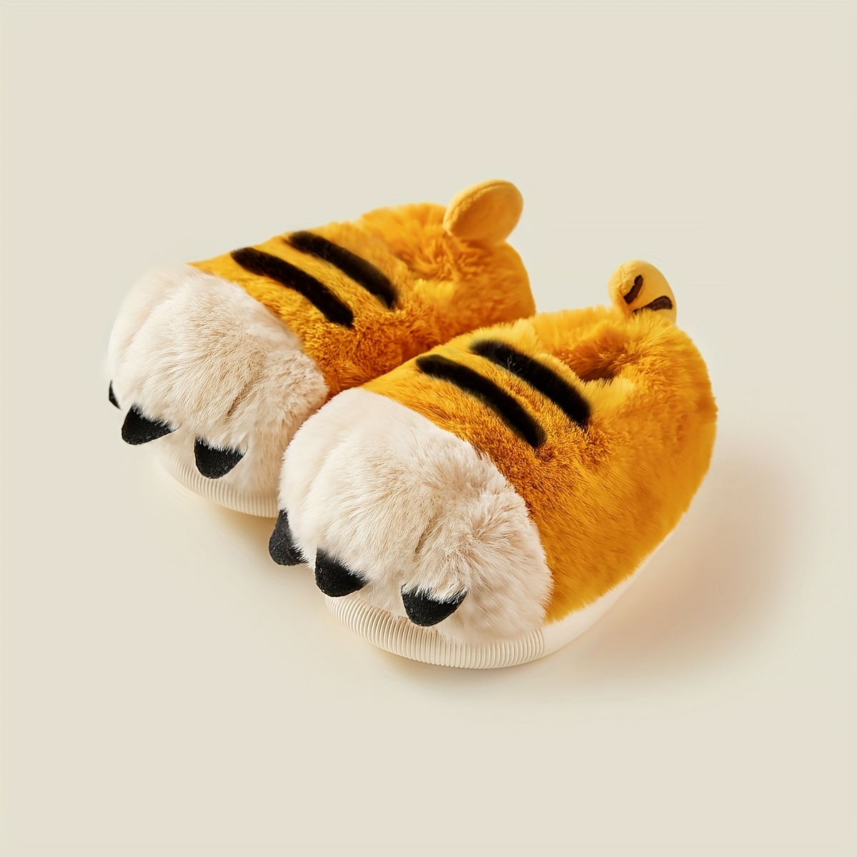 Zapatos Lindos Casa Peludos Garra Tigre Dibujos Animados Temu