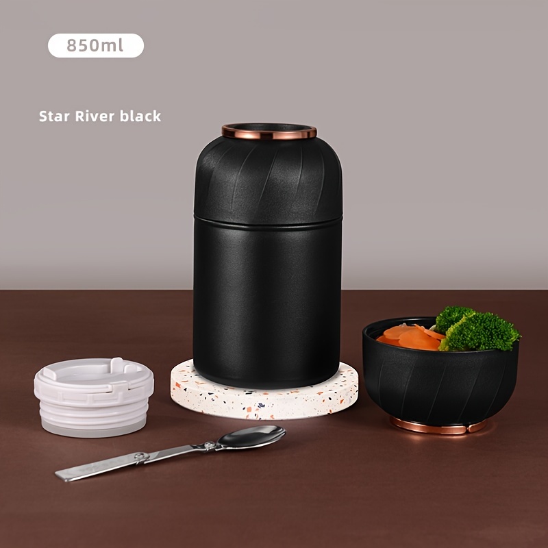 Portable Soup Cup Thermos Hot Food Flask Lunch Box Storage Stainless  Steel~480ML