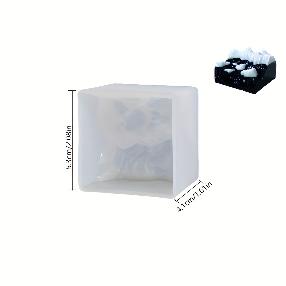 Crystal Epoxy Resin Cube Silicone Mold Diy Handmade Epoxy - Temu