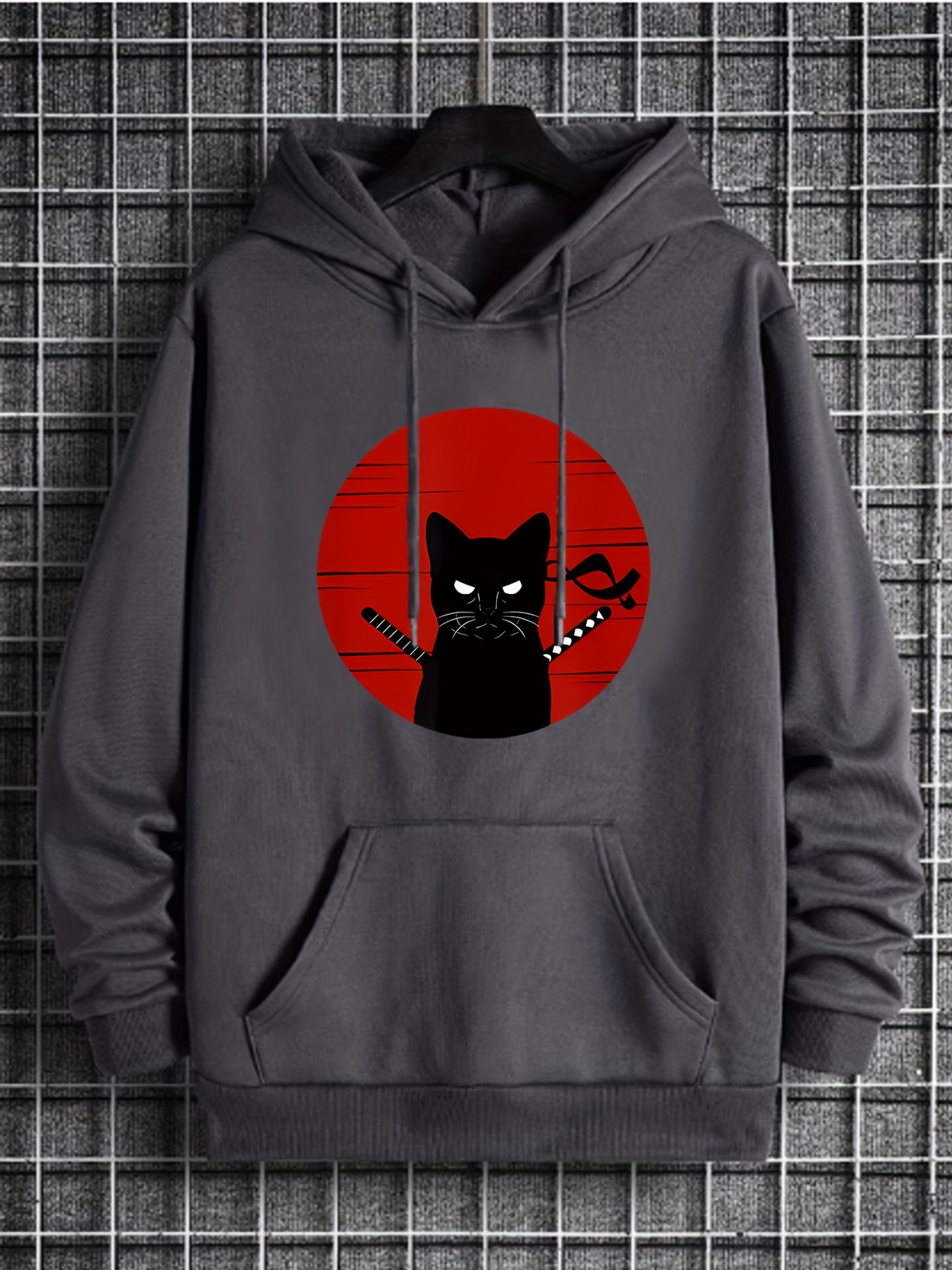 Black cat online hoodie