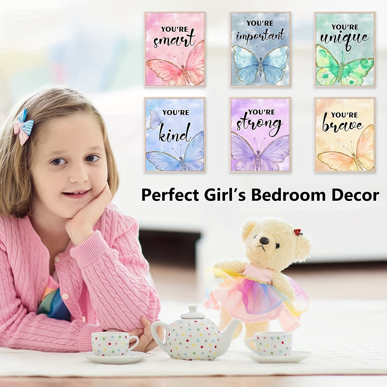Poster Print Kids Rooms  Girl bedroom decor, Teenage girl bedroom
