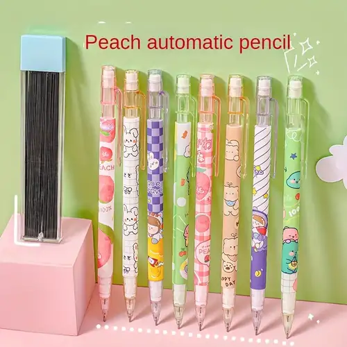 Aesthetic Mechanical Pencil Set For Kids Pastel Pencils 6 - Temu