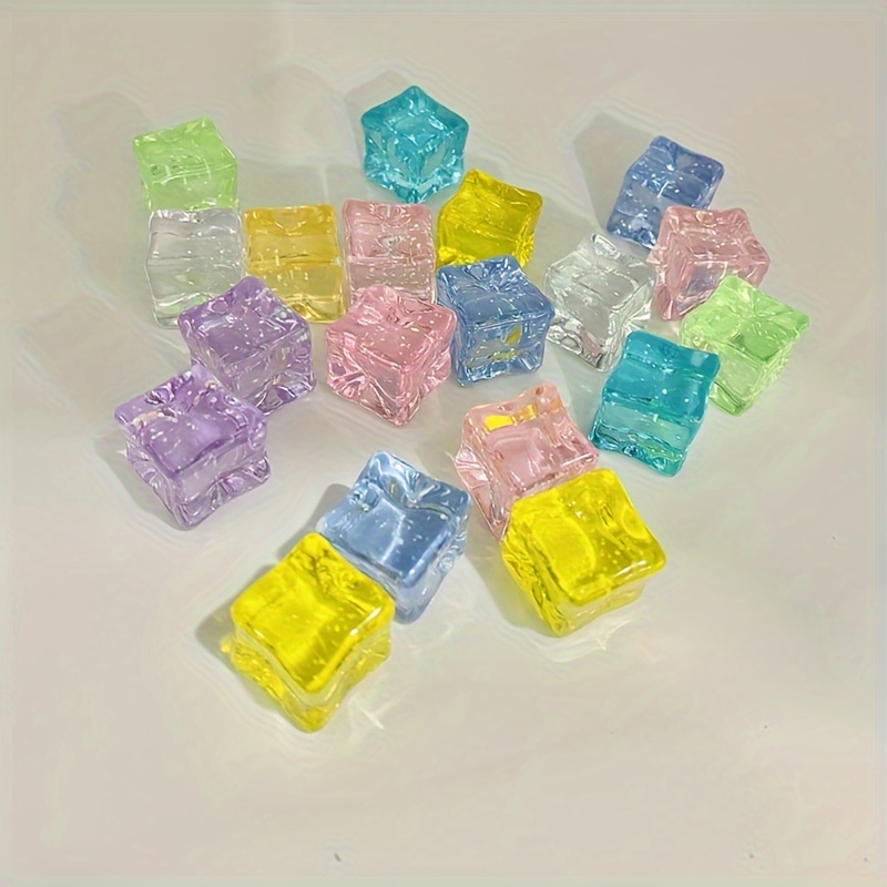 In Multiple Colors New Ice Transparent And Cute Little - Temu