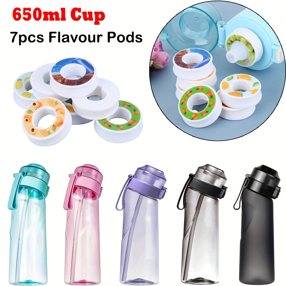 Water Bottle With Favor Pods, Fruit Fragrance Water Cups, Scented