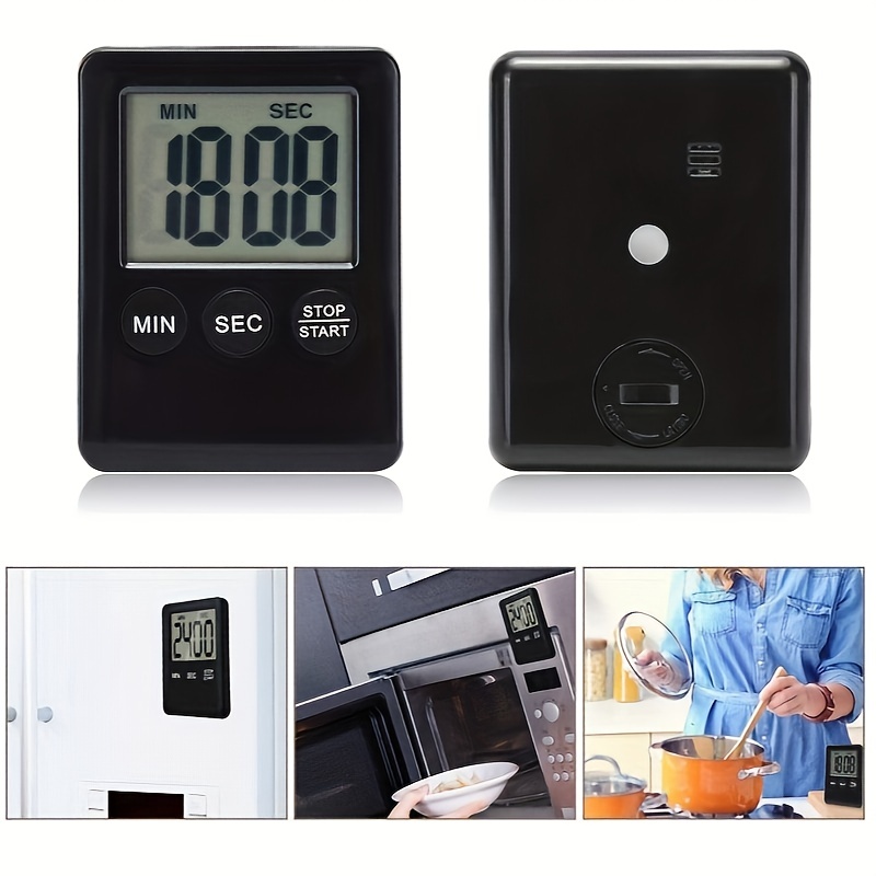 Timer Digital Kitchen Timer Magnetic Countdown Up Cooking - Temu