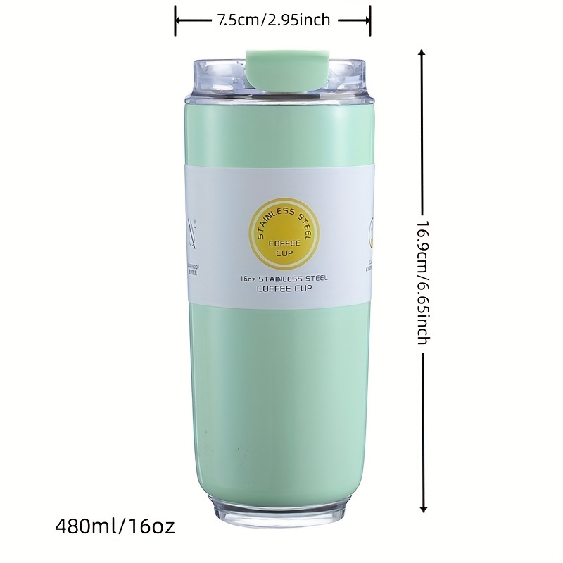 Termo para cafe acero inoxidable 16 oz