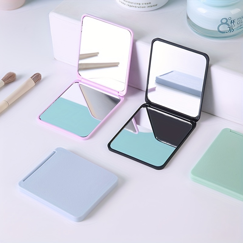 Creative cute mini mirror original production portable folding double-sided small  mirror to carry with you as a gift - Shop tomsonli Makeup Brushes - Pinkoi