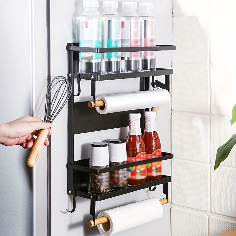 Magnetic Refrigerator Shelf Multifunctional Kitchen Storage