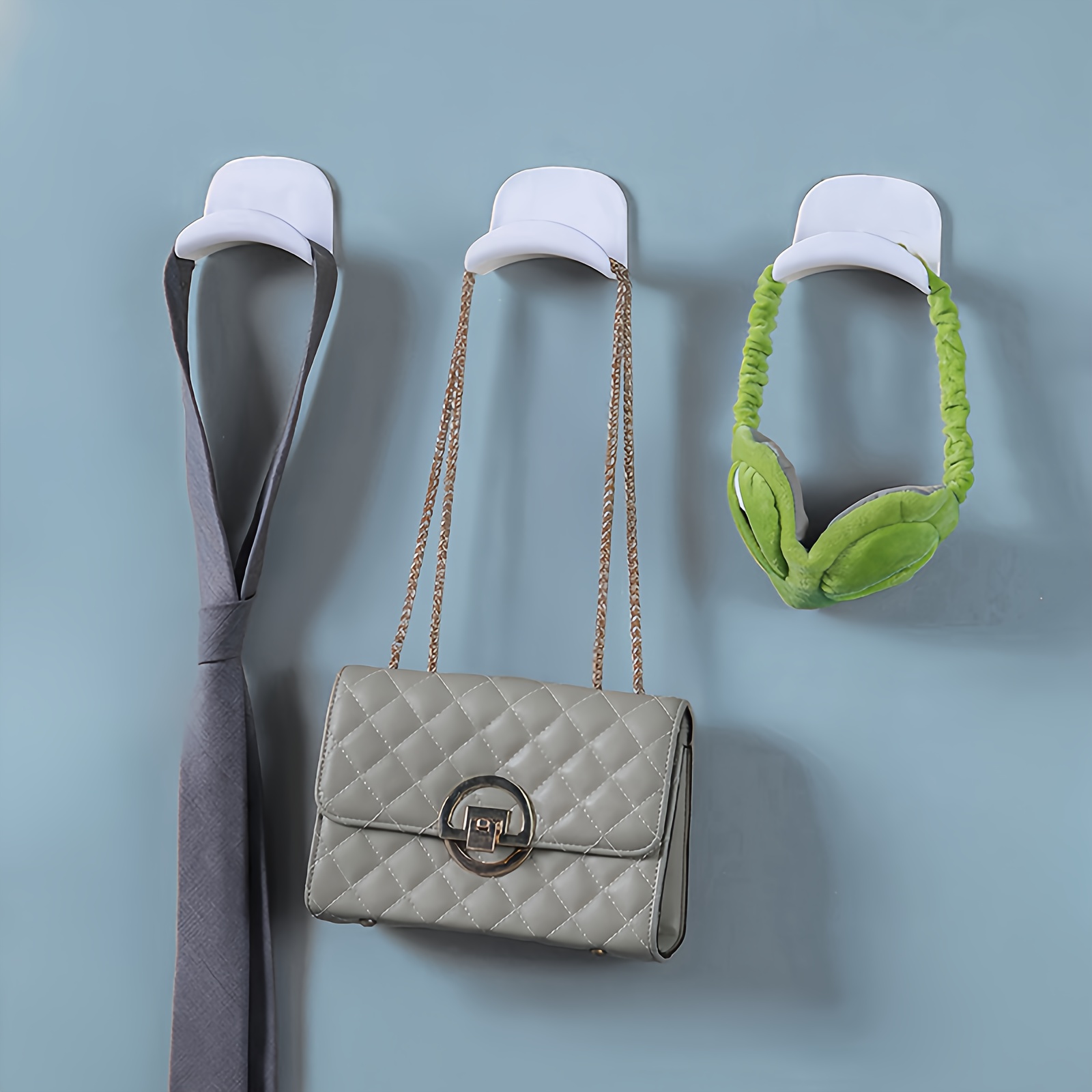 Curved Bag Hanging Hook Adhesive Wall Mounted Handbag Hanger