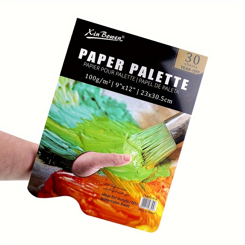 1pc, 30 Sheets Artist Paper Palette - Disposable Paint Palette - 9*12in Oil  Paint Palette - Palette For Acrylic Painting - Painting Palette - Arts,  Crafts & Sewing - Temu