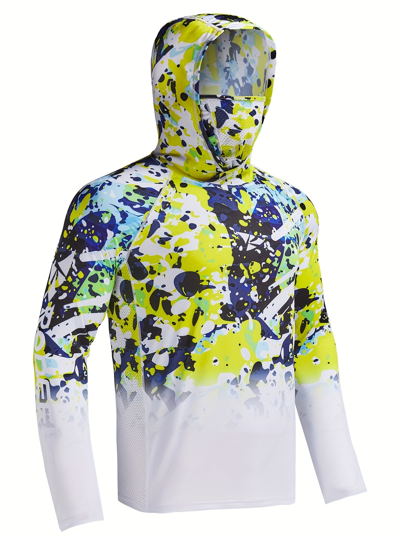Piscifun Fishing Shirts For Men With Mask, UPF 50+ Sun Protection Fishing  Hoodie, Quick Dry Sun Shirts For Running, Hiking, Blue, 3XL: Buy Online at  Best Price in UAE 