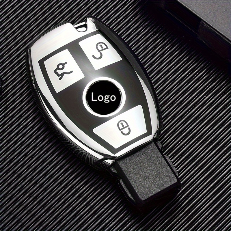 Autoschlüssel Hülle für Benz, Kompatibel mit Keyless Mercedes Benz
