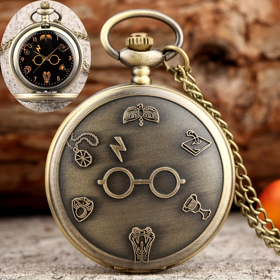 New Fashion HP Ravenclaw School Symbol Eagle Quartz Pocket Watch