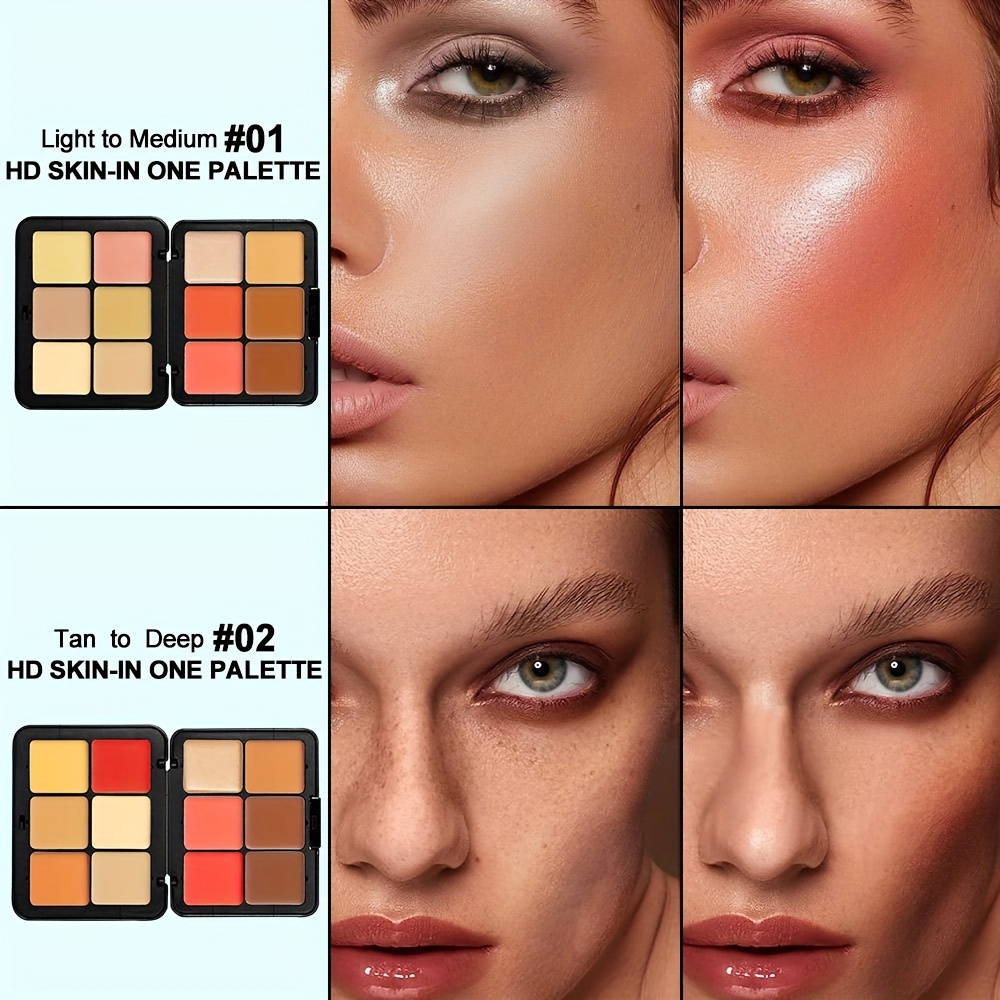 Make Up Forever ULTRA HD FACE ESSENTIALS PALETTE Swatches and