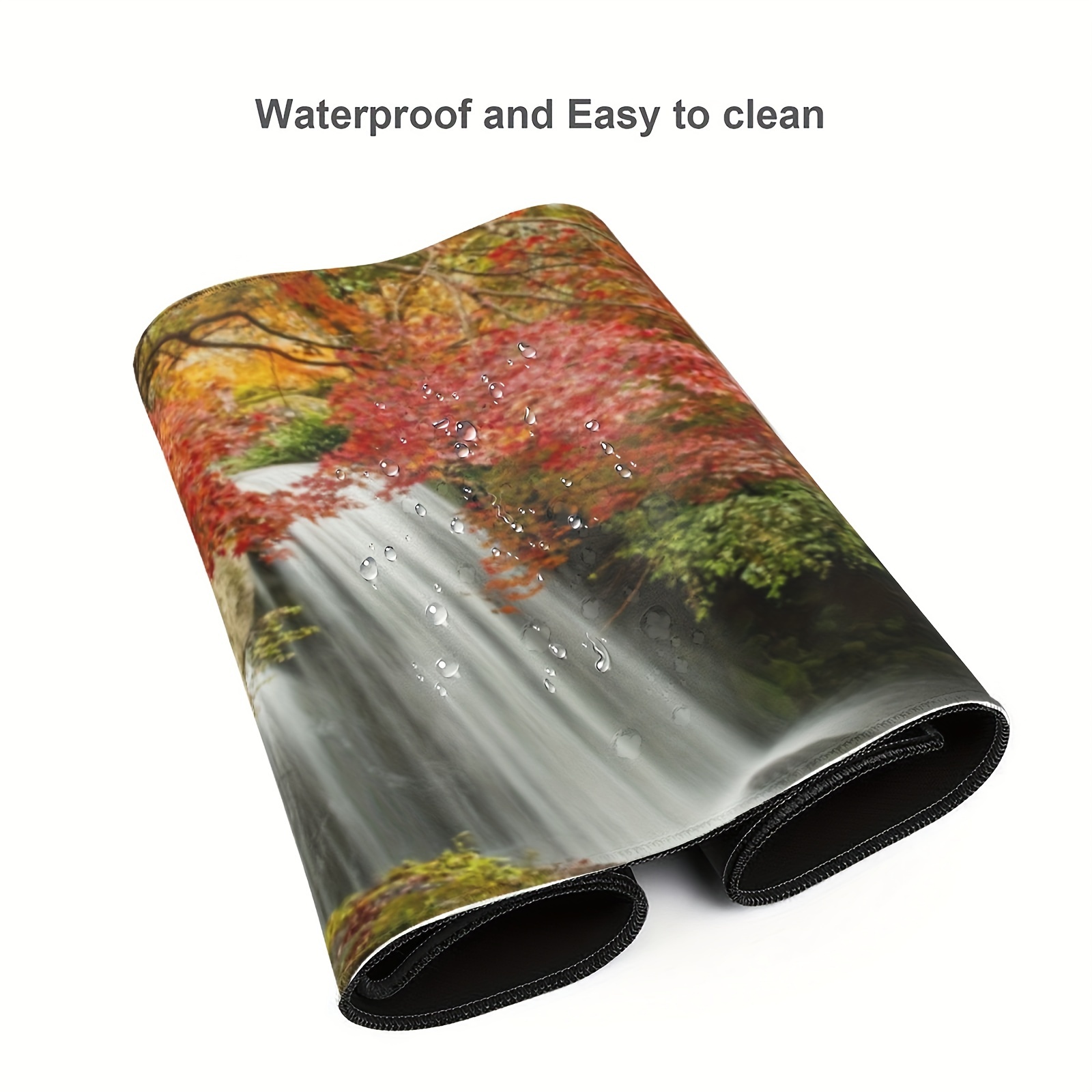 Waterfall Desk Accessories With Gel Wrist Support Soft Material