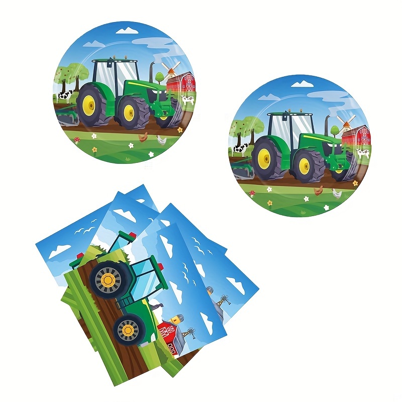 500 Stück Traktor aufkleberrolle Coole Grüne Farmer traktor - Temu Austria