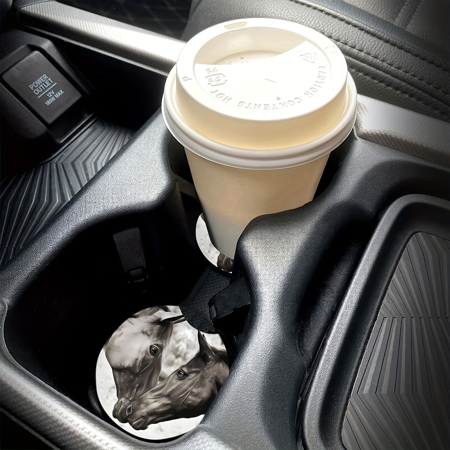Cup Holder Coasters For Car Car Drink Coaster Automotive Water Cup